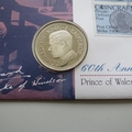 1996 Edward Duke of Windsor 60th Anniversary Crown Coin Cover - UK PNC Benham First Day Covers