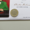 2021 Charles Dickens �2 Coin Cover - UK PNC First Day Covers