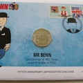 2021 Mr Benn 50th Anniversary 50p Pence Coin Cover - UK PNC First Day Covers