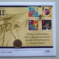 2021 HG Wells 75th Anniversary Death 2 Pounds Coin Cover - UK PNC First Day Covers