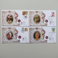 2002 The Queen's Golden Jubilee Stamp First Day Covers Set - Benham FDC Collection