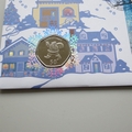 2004 Merry Christmas 50p Pence Coin Cover - Benham Signed UK PNC First Day Covers