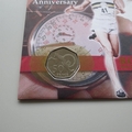 2004 Roger Bannister 50th Anniversary 50p Pence Coin Cover - Benham Signed UK PNC First Day Covers