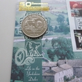 2005 Independent Television 50th Anniversary Crown Coin Cover - Benham Signed UK PNC First Day Covers