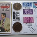 2005 London Wins 2012 Pennies Coin Cover - Benham Signed UK PNC First Day Covers