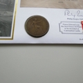 2006 Edward VIII Accession 70th Anniversary 1 Penny Coin Cover - Benham Signed First Day Covers