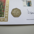 2007 Christmas Angels 50p Pence Coin Cover - Benham Signed UK PNC First Day Covers