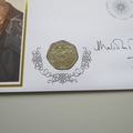 2007 The Madonna and Child 50p Pence Coin Cover - Benham Signed UK PNC First Day Covers