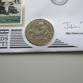 2007 25th Anniversary of Falklands Conflict One Crown Coin Cover - Benham Signed PNC First Day Covers