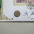 2008 50th Anniversary of Regionals National Emblems of Britain Sixpence Coin Cover - Benham Signed