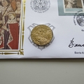 2008 The House of York Edward IV Angel Coin Cover - Benham Signed UK PNC First Day Covers