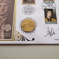 2008 Houses of Lancaster and York Angel Coin Cover - Benham Signed UK PNC FIrst Day Covers