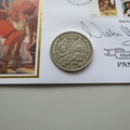 2008 Christmas Pantomime 1 Crown Coin Cover - Benham Signed UK PNC First Day Covers