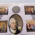 2009 The Industrial Revolution Matthew Boulton Silver Shilling Coin Cover - Benham Signed