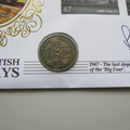2010 Great British Railways Shilling Coin Cover - Benham Signed UK PNC First Day Covers