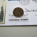 2010 Titanic Universal Stamps One Penny Coin Cover - Benham Signed UK PNC First Day Covers