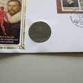 2010 The Age of the Stuarts Shilling Coin Cover - Benham Signed UK PNC First Day Covers
