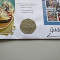 2010 Christmas with Wallace and Gromit 50p Pence Coin Cover - Benham Signed UK PNC First Day Covers