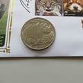 2011 Endangered World Wildlife 1 Dollar Coin Cover - Benham Signed UK PNC First Day Covers