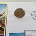 2011 Spitfire 1st Prototype Test Flight 75th Anniversary Penny Coin Cover - Benham UK PNC