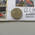 2011 Sailing Sporting Disciplines 1 Crown Coin Cover - Benham Signed UK PNC First Day Covers