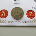 2011 A to Z of the United Kingdom 1 Dollar Coin Cover - Benham Signed UK PNC