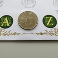 2011 A to Z of the United Kingdon 1 Crown Coin Cover - Benham Signed First Day Covers