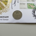 2011 Birds of Britain Magpies 2 Shillings Coin Cover - Benham Signed UK PNC First Day Covers