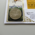 2011 First UK Aerial Post Centenary 1 Crown Coin Cover - Benham Signed UK PNC First Day Covers
