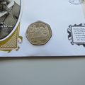 2012 Charles Dickens Isle of Man 50p Pence Coin Cover - Benham Signed UK PNC First Day Covers