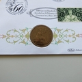 2013 60 Years on the Throne 1 Penny Coin Cover - Benham UK PNC First Day Covers