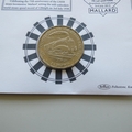 2013 Mallard 75th Anniversary 1 Crown Coin Cover - Benham UK PNC First Day Covers