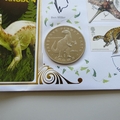 2013 Dinosaurs 1 Crown Coin Cover - Benham Signed UK PNC First Day Covers