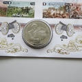 2015 Battle of Waterloo Bicentenary 1 Crown Coin Cover - Benham UK PNC First Day Covers