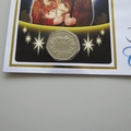 2015 Christmas 50p Pence Coin Cover - Benham Signed UK PNC First Day Covers