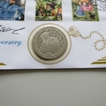 2015 Alice In Wonderland 150th Anniversary 1 Crown Coin Cover - Benham Signed UK PNC