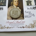 2016 Royal Mail 500th Anniversary 1 Dollar Coin Cover - Benham Signed UK PNC First Day Covers