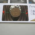 2016 Agatha Christie 1 Penny Coin Cover - Benham Signed UK PNC First Day Covers