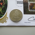 2020 Tomb Raider Video Games 1 Dollar Coin Cover - Benham Signed UK PNC First Day Covers
