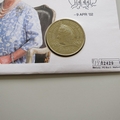 2002 The Queen Mother Memorial 5 Pounds Coin Cover - UK PNC First Day Covers