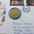 1981 Christmas Isle of Man 50p Pence Coin Cover - IOM PNC First Day Covers