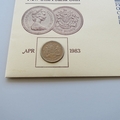 1983 New One Pound Coin Cover - UK PNC First Day Covers by Pilgrim Philatelics