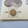 1986 Northern Ireland One Pound Coin Cover - UK PNC First Day Covers by Pilgrim Philatelics