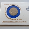 1969 Farewell To The Half Crown Coin Cover - UK PNC First Day Covers