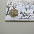 2002 Christmas Carol Scrooge 50p Pence Coin Cover - Benham UK PNC First Day Covers