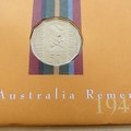  1995 Australia Remembers 50th Anniversary End of WWII 50c Cents Coin Cover - First Day Cover