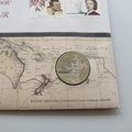 2018 Captain James Cook Endeavour Voyage 2 Pounds Coin Cover - Royal Mail First Day Cover