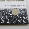 2018 Representation of the People Act 50p Pence Coin Cover - Royal Mail First Day Cover