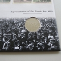 2019 Representation of the People Act 50p Pence Coin Cover - Royal Mail First Day Cover