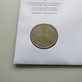 2011 Prince William Royal Wedding 5 Pounds Coin Cover - Royal Mail First Day Cover
